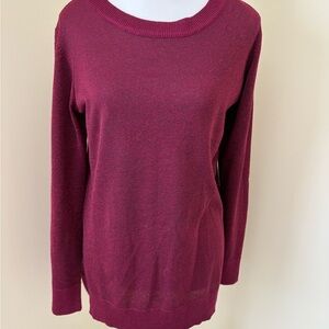 Burgundy Sparkle Sweater- Holiday perfect